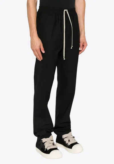 RICK OWENS ELASTIC-WAISTBAND SLIM PANTS