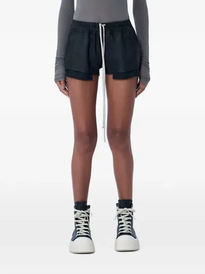 RICK OWENS ELASTICATED DRAWSTRING SHORTS