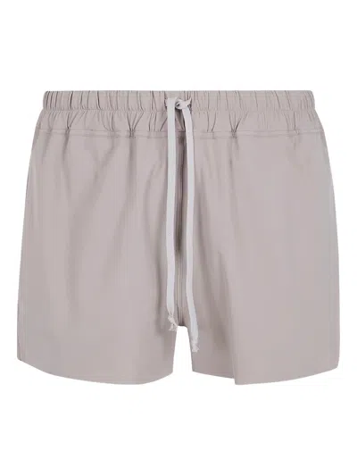 Rick Owens Elasticated Drawstring Waistband Trousers For Men In Neutral