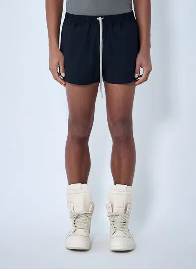 Rick Owens Elasticated Waistband Shorts In Black