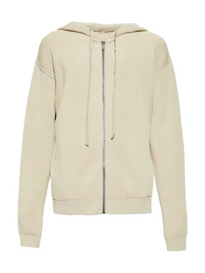 Rick Owens Elegant Mini Coat For Men - Ss26 Collection In Neutral