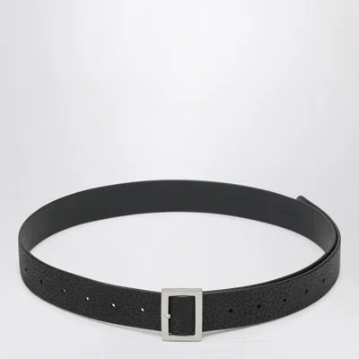 Rick Owens Embossed Belt In Black