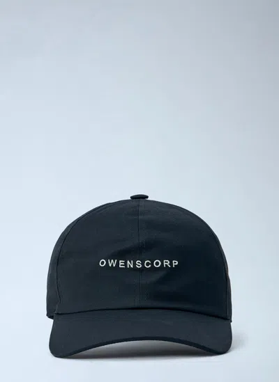 Rick Owens Embroidered Baseball Cap In Black