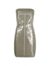 Rick Owens Sequined Bustier Minidress