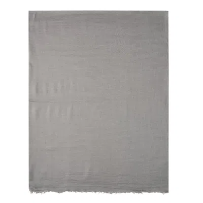 Rick Owens Emily Large Scarf In Gray