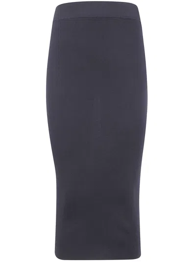 Rick Owens Entire Studios "knit" Skirt In Gray