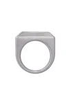 Rick Owens Etched Beveled Ring