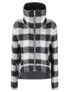 Rick Owens Asymmetric Short Wool Jacket With High Collar In Multi