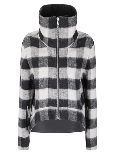 RICK OWENS RICK OWENS EXPLODER CHECKED JACKET