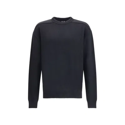 RICK OWENS EXPOSED STITCHING MEN'S SWEATER