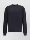 Rick Owens Exposed Stitching Wool Sweater In Black