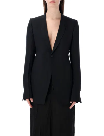 Rick Owens Extreme Soft Blazer In Black
