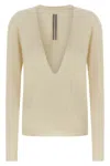 Rick Owens Extreme Sweaters And Cardigans Beige In Neutral