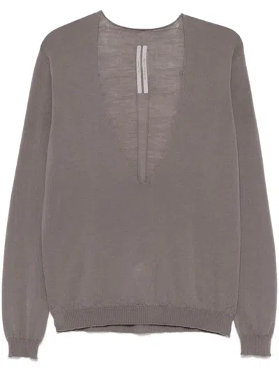 Rick Owens Extreme Sweater In Brown