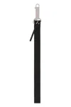 Rick Owens Lobster-clasp Cotton Keychain In Black