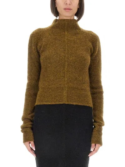 Rick Owens Fabulous Turtleneck Sweater For Women In Green