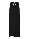 Rick Owens Maxi Skirt In Black