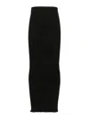 Rick Owens Maxi Skirt In Black