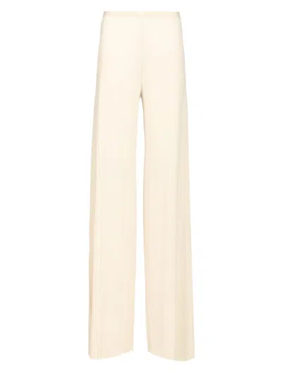 Rick Owens Farrah Trousers White In Neutral