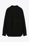 Rick Owens Faun Shirt In Dark Green