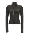 Rick Owens Gary Jacket In Stretch Fabric In Black