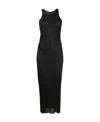 Rick Owens Drkshdw Ribbed Tank Midi Dress In Black