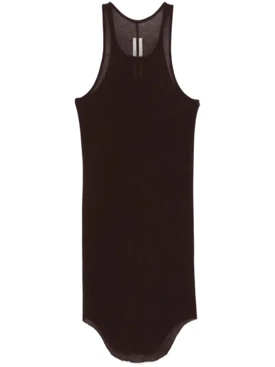 RICK OWENS FINE-RIBBED TANK TOP