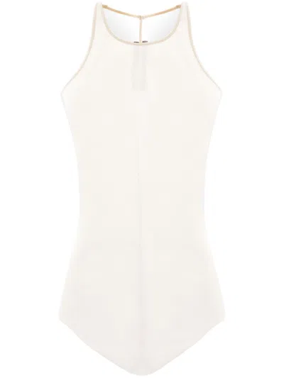 RICK OWENS FINE-RIBBED TANK TOP