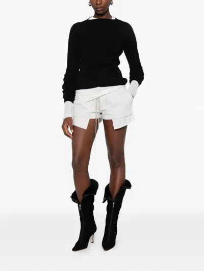 Rick Owens Fine-knit Sweater In Black