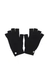 Rick Owens Black Porterville Touchscreen Gloves In Black