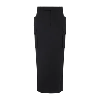 RICK OWENS RICK OWENS FIRBANKS COTTON SKIRT