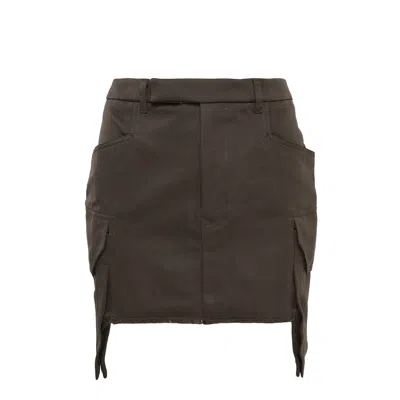 Rick Owens Firbanks Mini Tech Duchesse In Brown