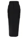 Rick Owens Firebanks Skirt In Black