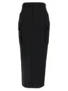 Rick Owens Firebanks Skirt In Black