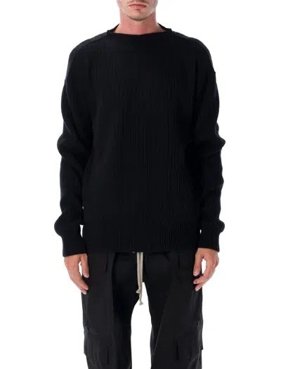 RICK OWENS RICK OWENS FISHERMAN ROUND NECK WOOL SWEATER