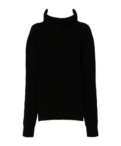 Rick Owens Fisherman Tabard Jumper In Black