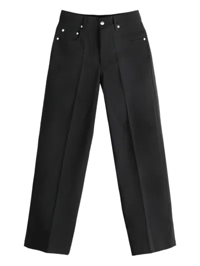 Rick Owens Five-pockets Jeans In Black