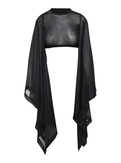 RICK OWENS FLAG CROP TOP