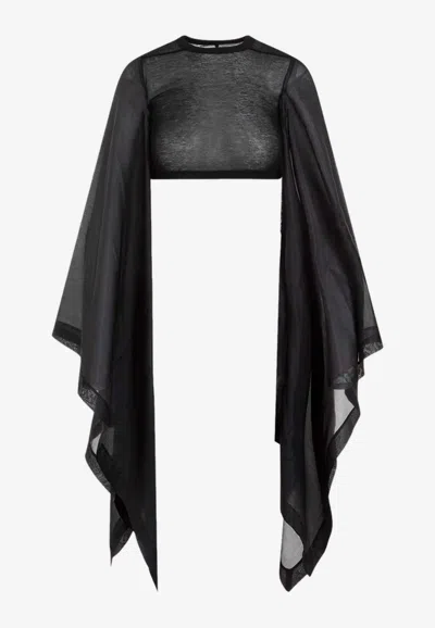 RICK OWENS FLAG CROPPED TOP