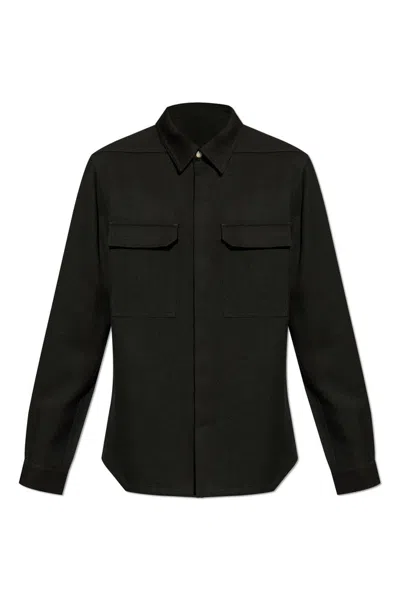 RICK OWENS RICK OWENS FLAP POCKET OVERSHIRT