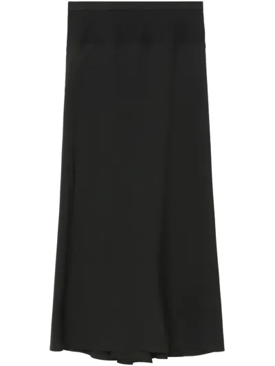 Rick Owens Flared-hem Skirt In Black