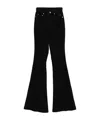 Rick Owens Bolan High-waist Bootcut Jeans In Black