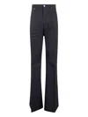 Rick Owens Flared Jeans In Black
