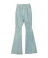 Rick Owens Flared Jeans In Blue