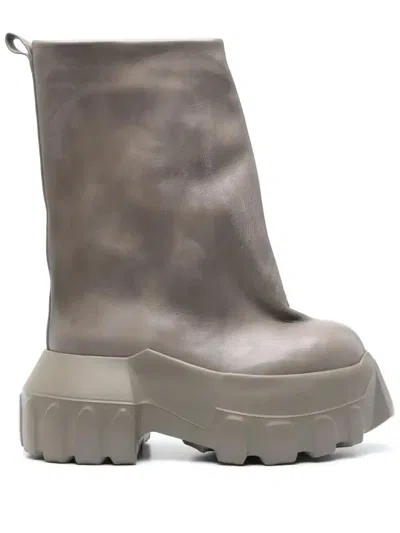 Rick Owens Flared Mega Tractor Boots