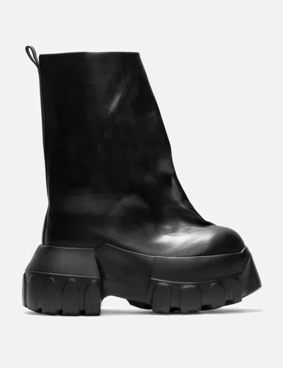 RICK OWENS FLARED MEGA TRACTOR BOOTS