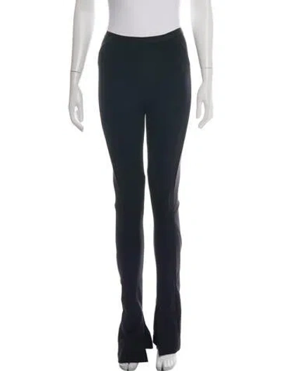Pre-owned Rick Owens Flared Pants In Blue