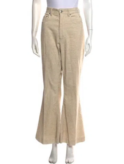 Pre-owned Rick Owens Flared Pants In Neutrals