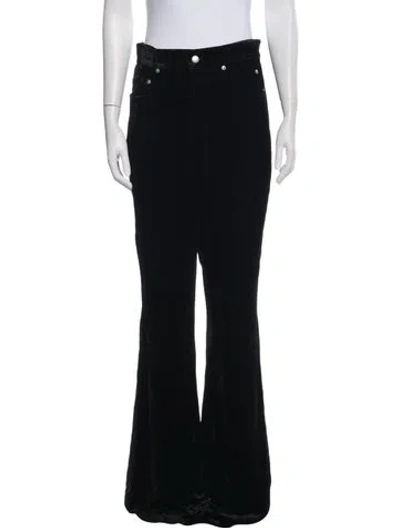 Pre-owned Rick Owens Flared Pants W/ Tags In Black