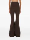 Rick Owens Flared Trousers In Brown